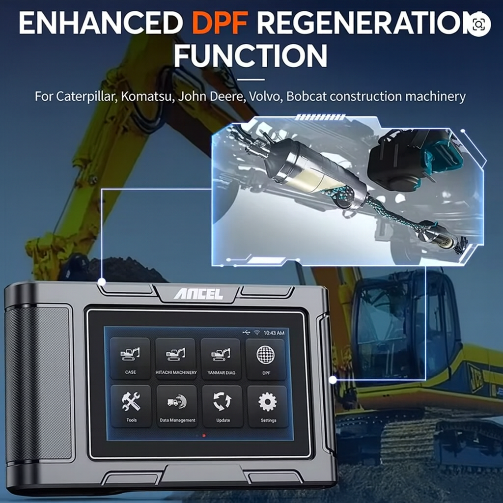 ANCEL HD3600 HD - Construction Machinery & Diesel Truck Scanner