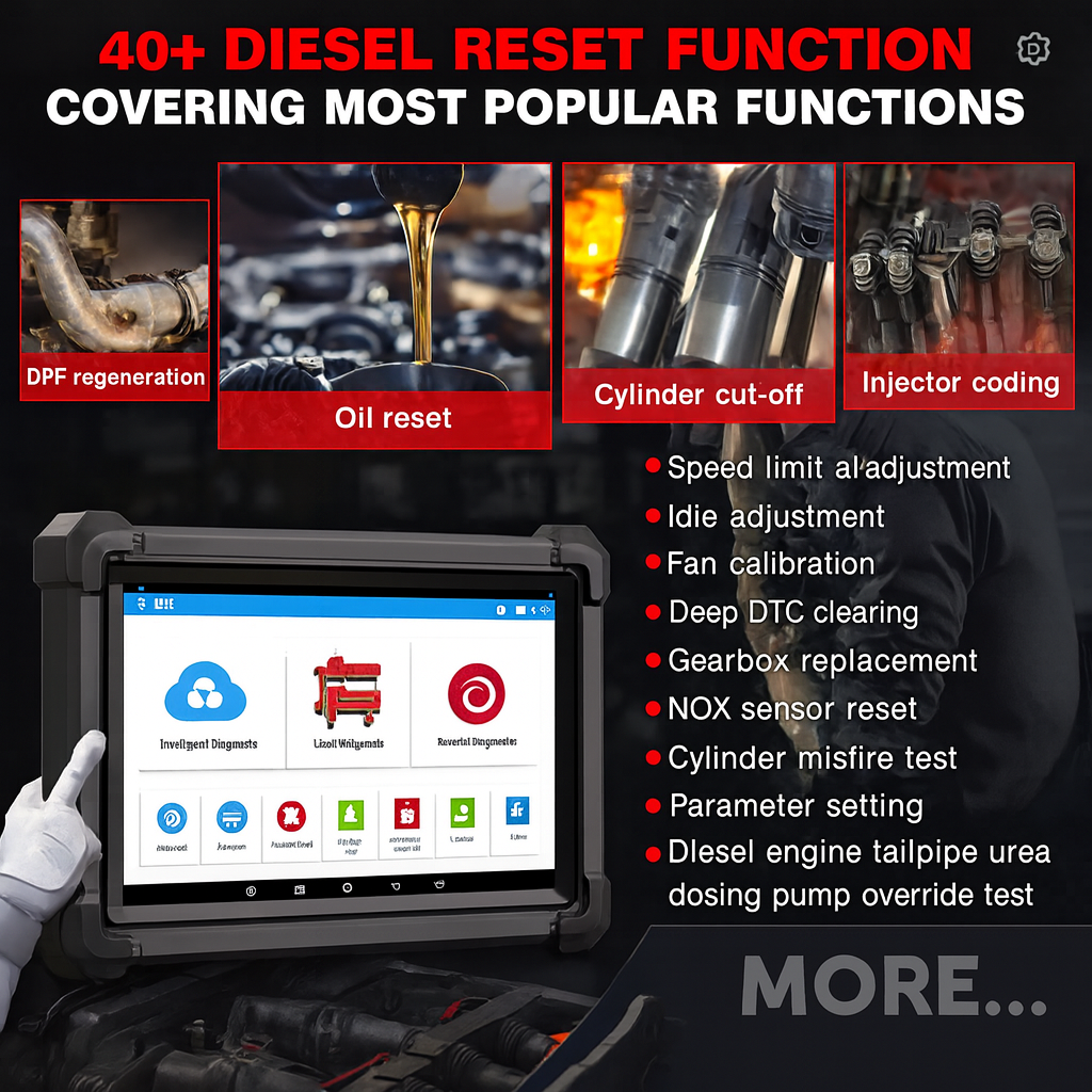 ANCEL X7 HD - Heavy Duty Truck Diagnostic Tool - 2025 Version