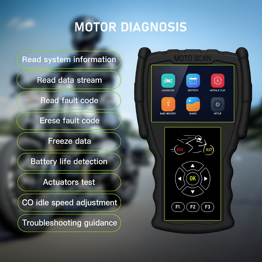 JDiag M100 Motorcycle Diagnostic Tool