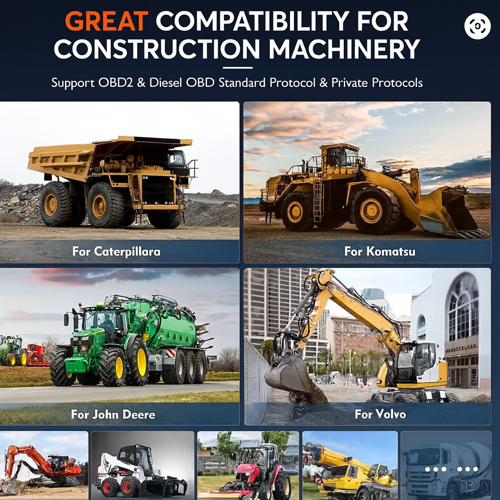 ANCEL HD3600 HD - Construction Machinery & Diesel Truck Scanner