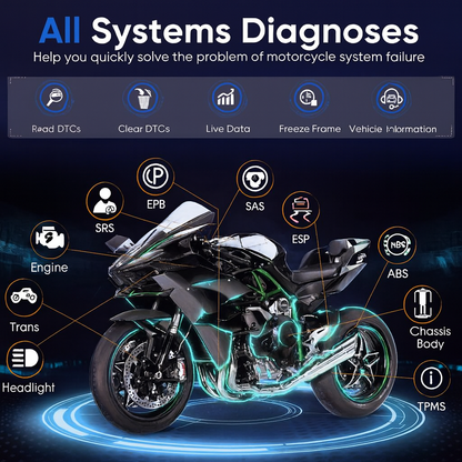 ANCEL MT700 - Motorcycle OBD2 Scanner