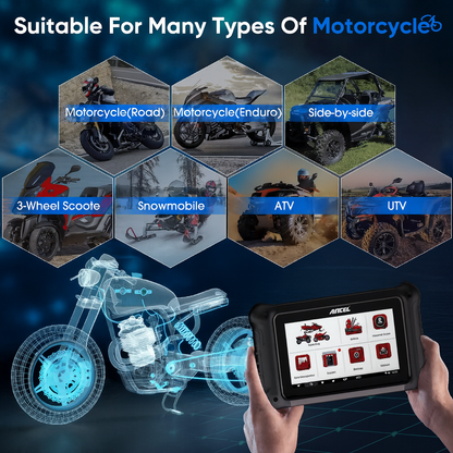 ANCEL MT700 - Motorcycle OBD2 Scanner