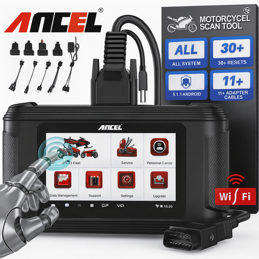 ANCEL MT500 - Motorcycle All-System Diagnostic Scanner (EU Version)