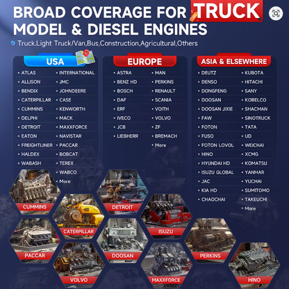 ANCEL V5 HD - Heavy Duty Truck Scanner