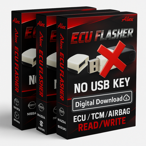 ALEX Flasher ECU 2021 - Chip Tuning Software - ECU / SRS / Airbag / Transmission