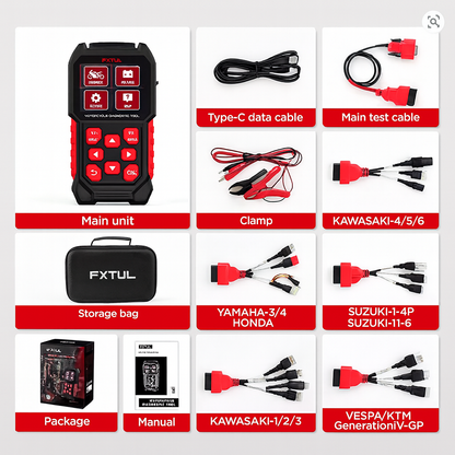 FXTUL M4-EU Motorcycle Diagnostic Scanner