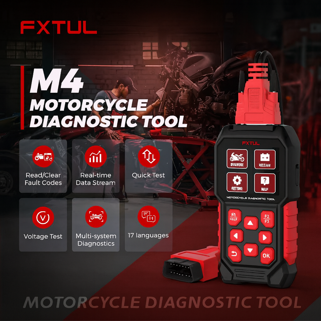 FXTUL M4-EU Motorcycle Diagnostic Scanner
