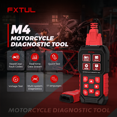 FXTUL M4-EU Motorcycle Diagnostic Scanner