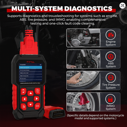 FXTUL M4-EU Motorcycle Diagnostic Scanner
