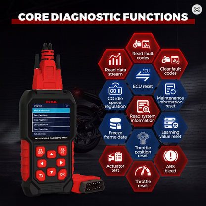 FXTUL M4-EU Motorcycle Diagnostic Scanner
