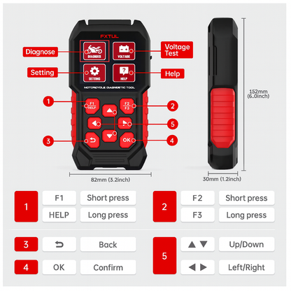 FXTUL M4-EU Motorcycle Diagnostic Scanner