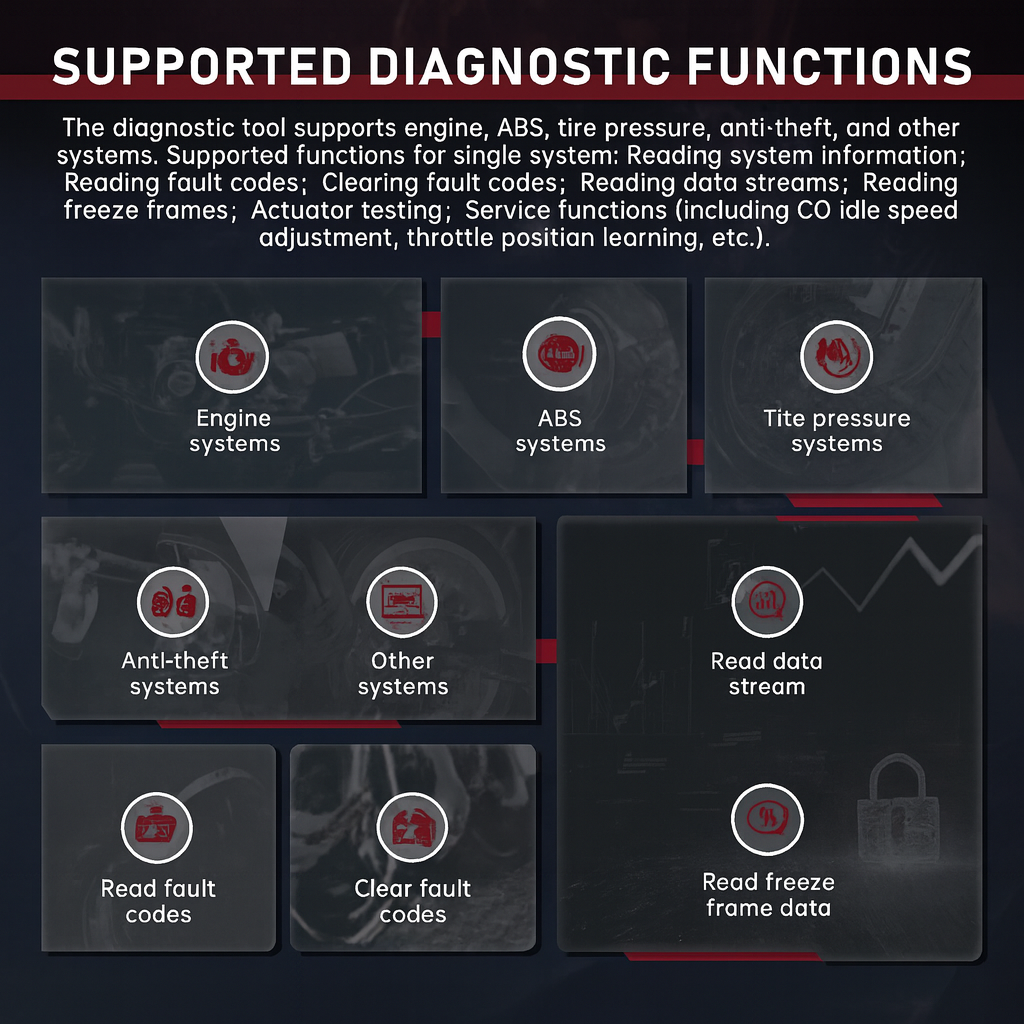 FXTUL M6 - Motorcycle Diagnostic Scanner