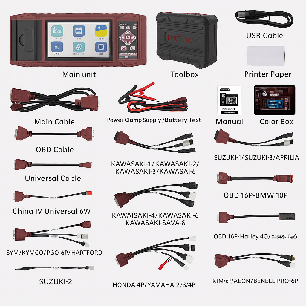 FXTUL M6 - Motorcycle Diagnostic Scanner
