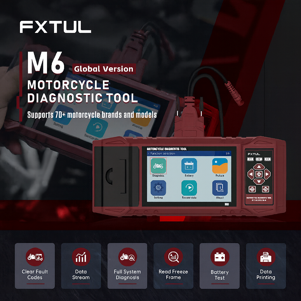 FXTUL M6 - Motorcycle Diagnostic Scanner