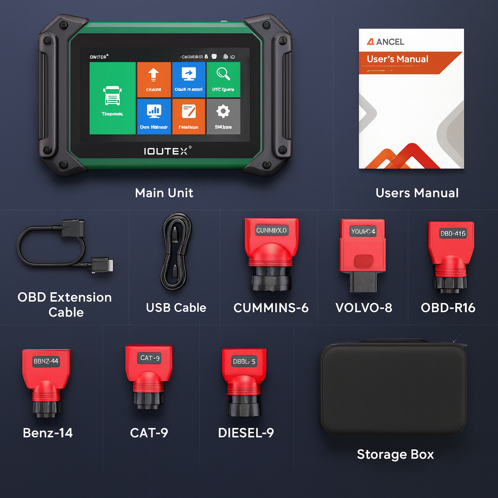 IDUTEX TS710 - Heavy Duty Truck Scanner (2025 Edition)