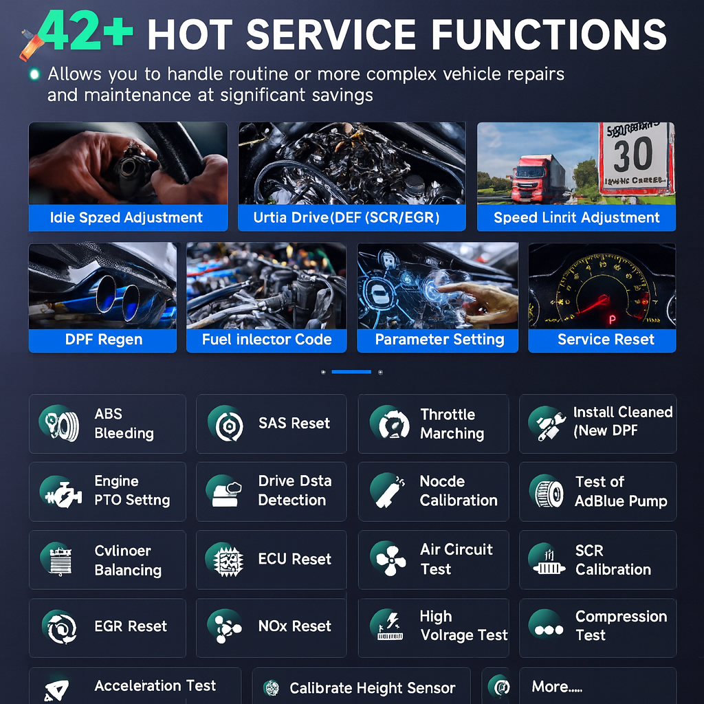 IDUTEX TS710 - Heavy Duty Truck Scanner (2025 Edition)