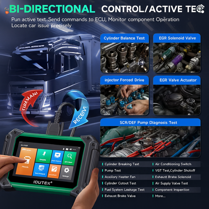 IDUTEX TS710 - Heavy Duty Truck Scanner (2025 Edition)