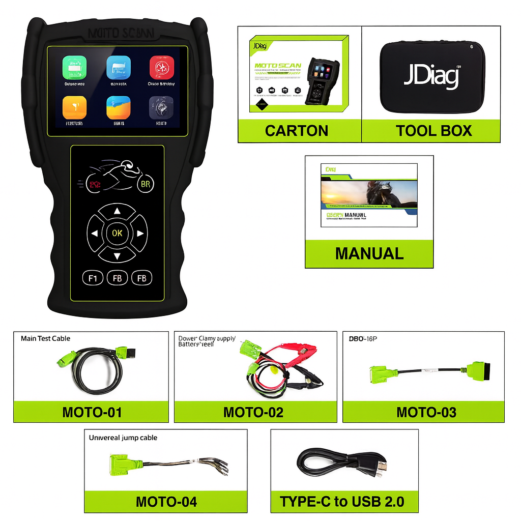JDiag M100 Motorcycle Diagnostic Tool