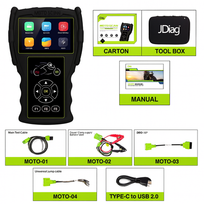 JDiag M100 Motorcycle Diagnostic Tool